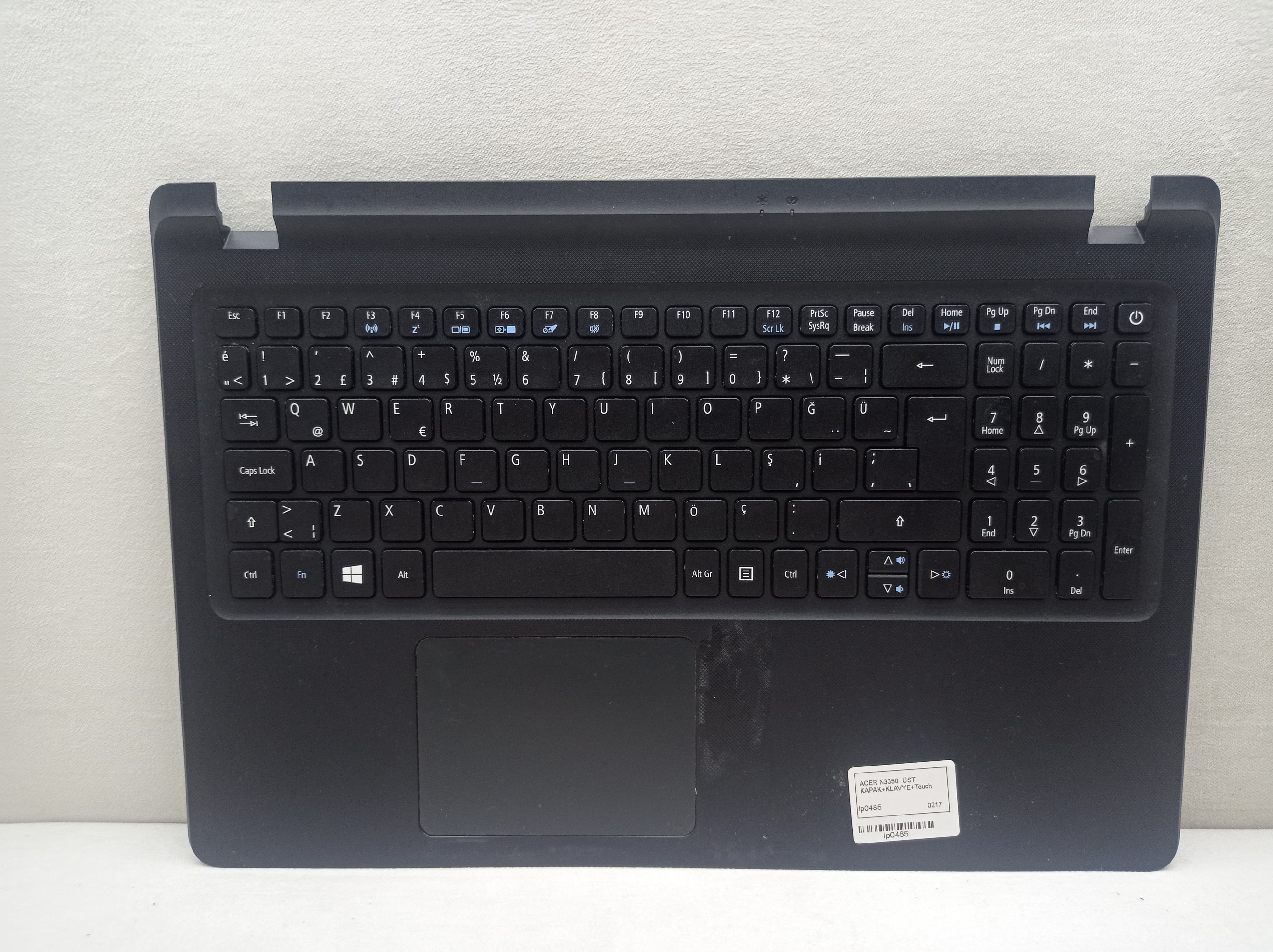 Acer N3350 Üst Kasa Klavye Touchpad